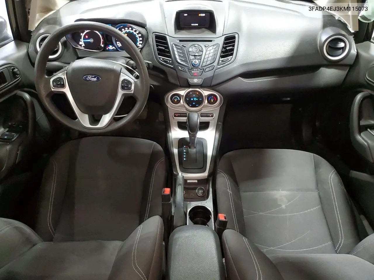 2019 Ford Fiesta Se VIN: 3FADP4EJ3KM115073 Lot: 58521066