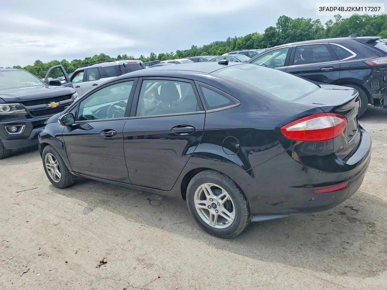 2019 Ford Fiesta Se VIN: 3FADP4BJ2KM117207 Lot: 58750536