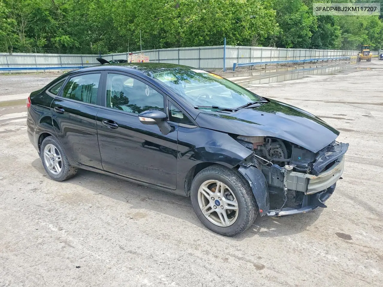 2019 Ford Fiesta Se VIN: 3FADP4BJ2KM117207 Lot: 58750536