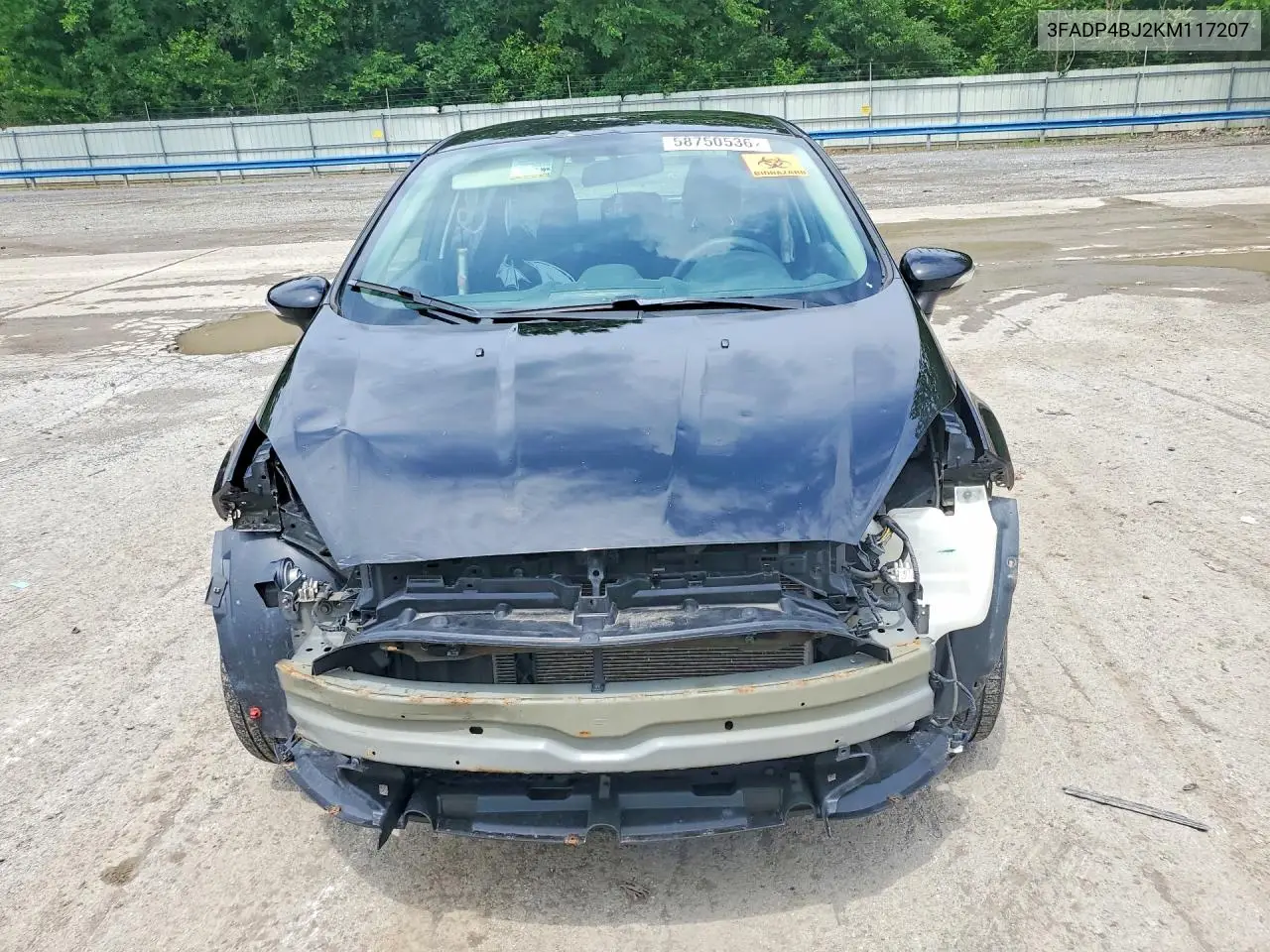 2019 Ford Fiesta Se VIN: 3FADP4BJ2KM117207 Lot: 58750536