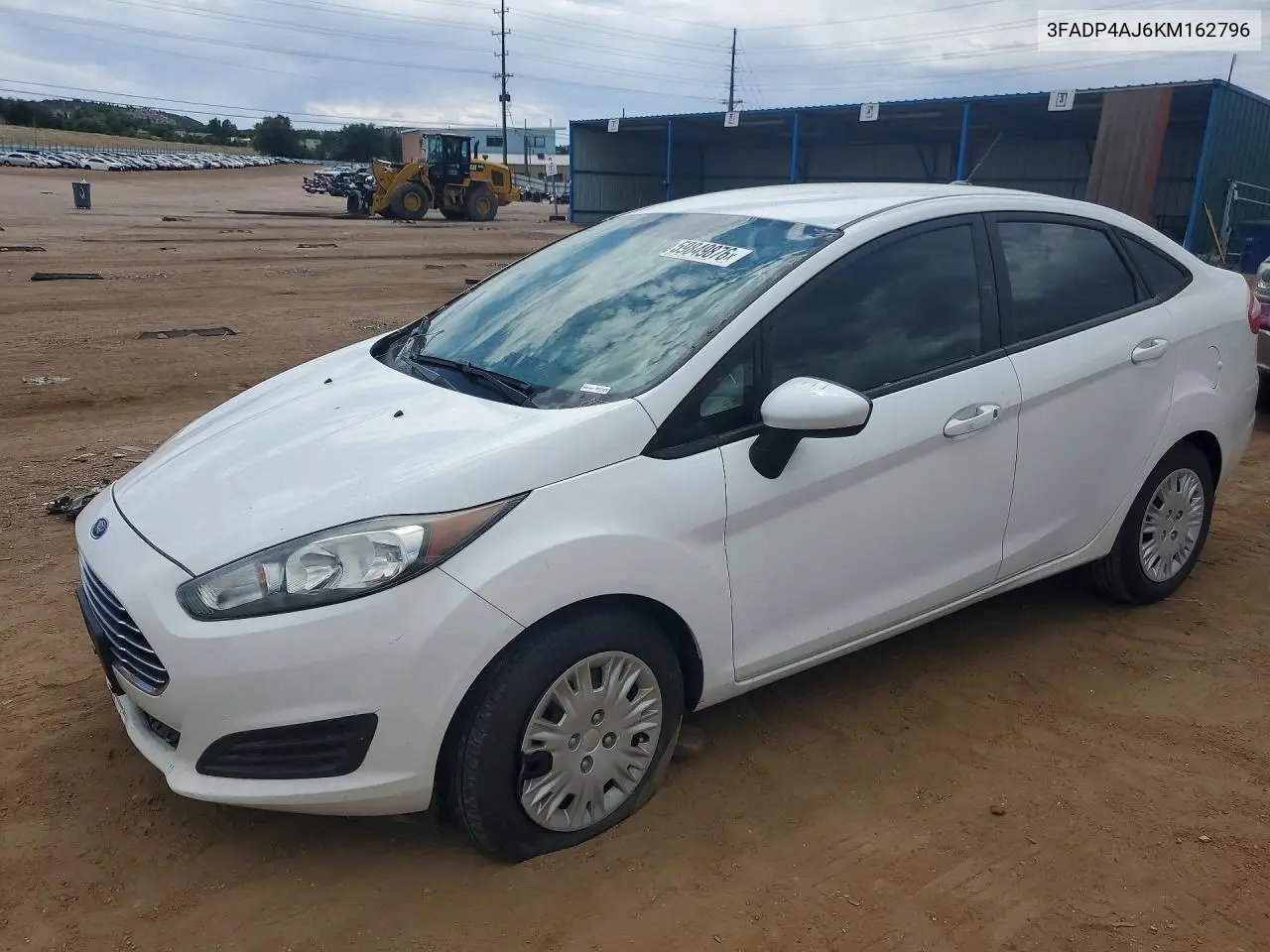 2019 Ford Fiesta S VIN: 3FADP4AJ6KM162796 Lot: 59849876