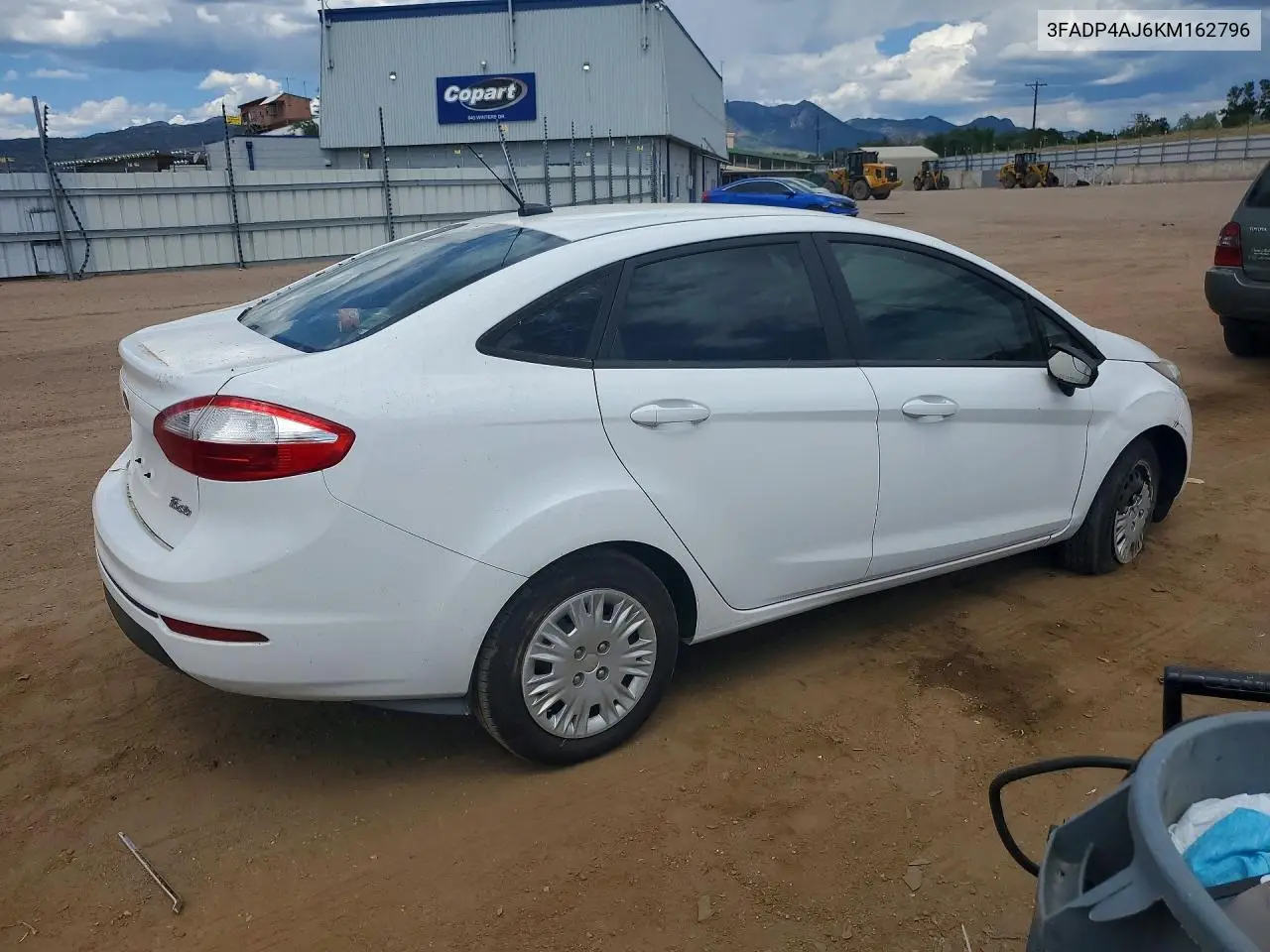 2019 Ford Fiesta S VIN: 3FADP4AJ6KM162796 Lot: 59849876