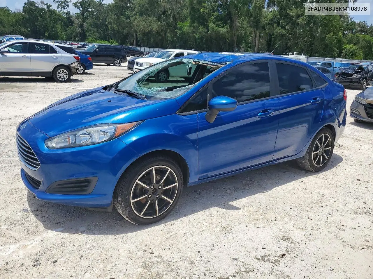 2019 Ford Fiesta Se VIN: 3FADP4BJ8KM108978 Lot: 60168786