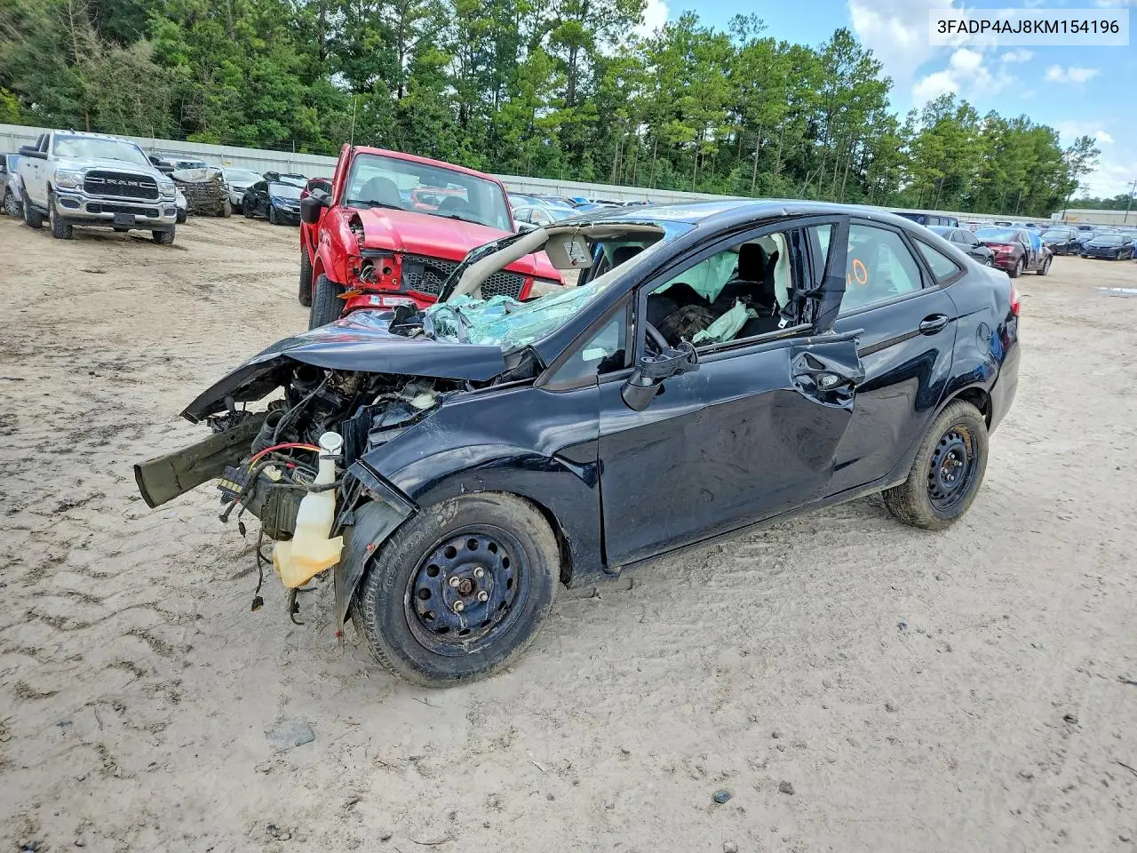 2019 Ford Fiesta Sport VIN: 3FADP4AJ8KM154196 Lot: 60296516