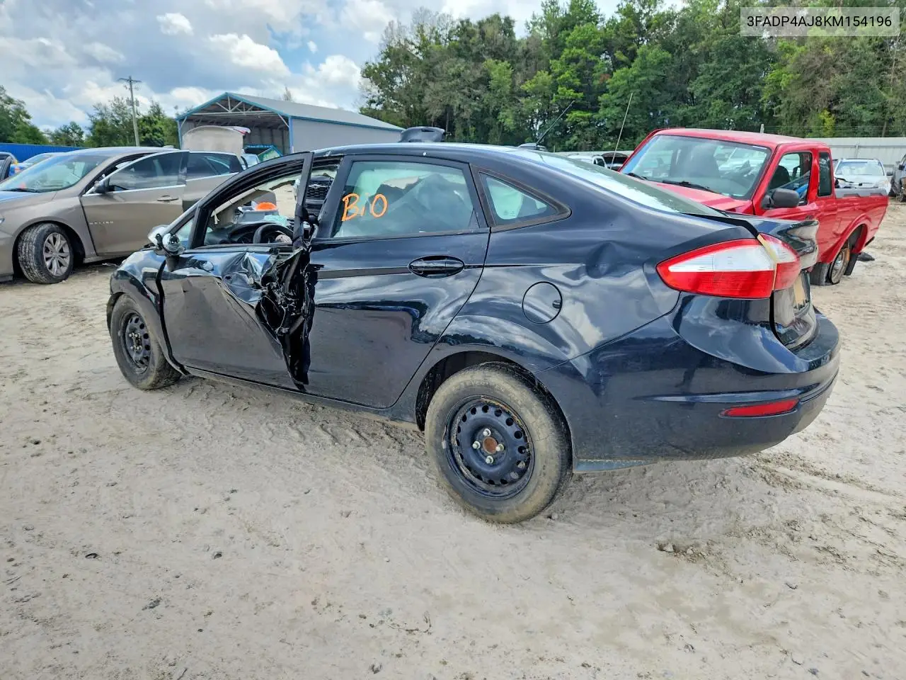 2019 Ford Fiesta Sport VIN: 3FADP4AJ8KM154196 Lot: 60296516