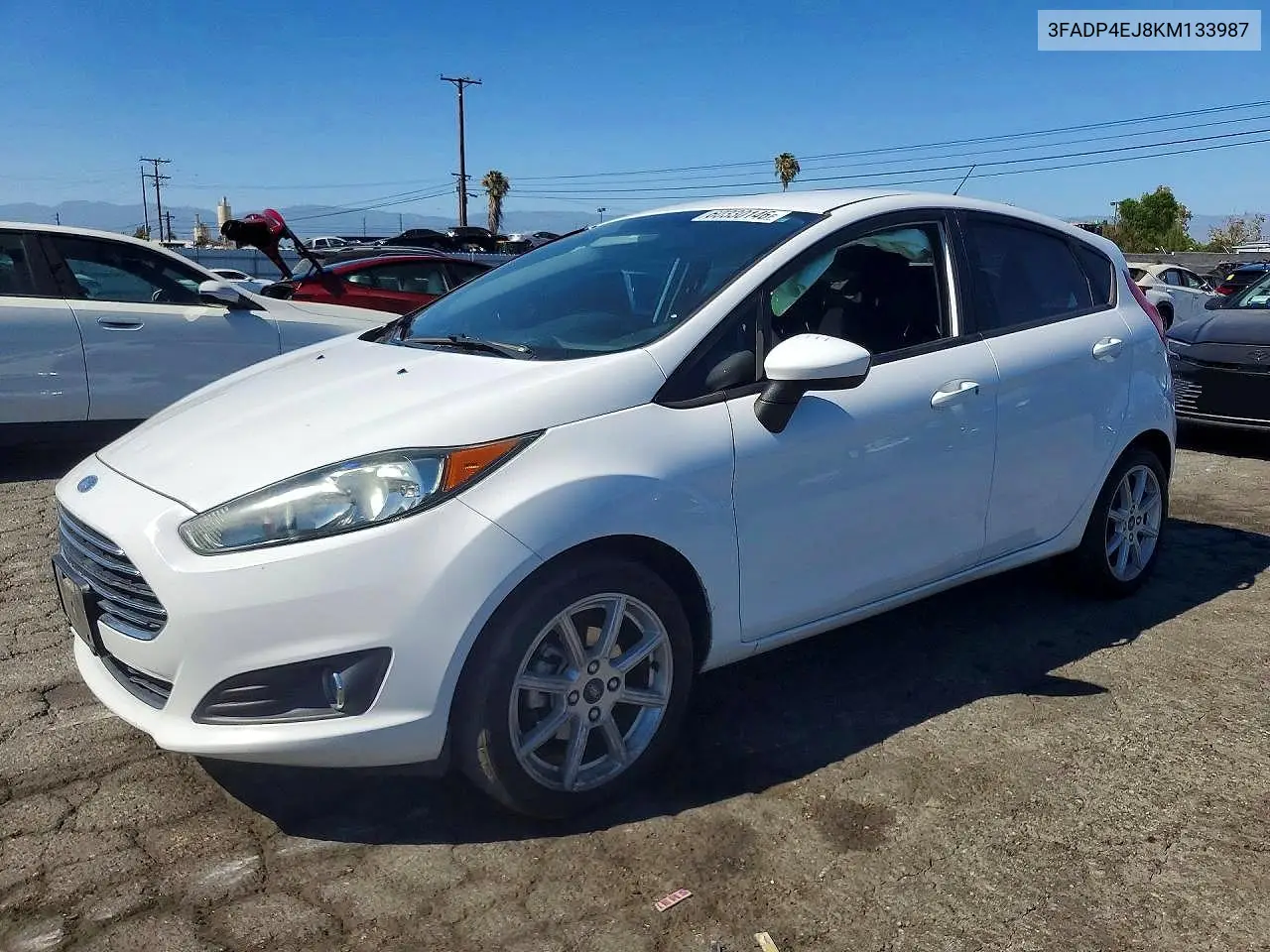 2019 Ford Fiesta Se VIN: 3FADP4EJ8KM133987 Lot: 60330146