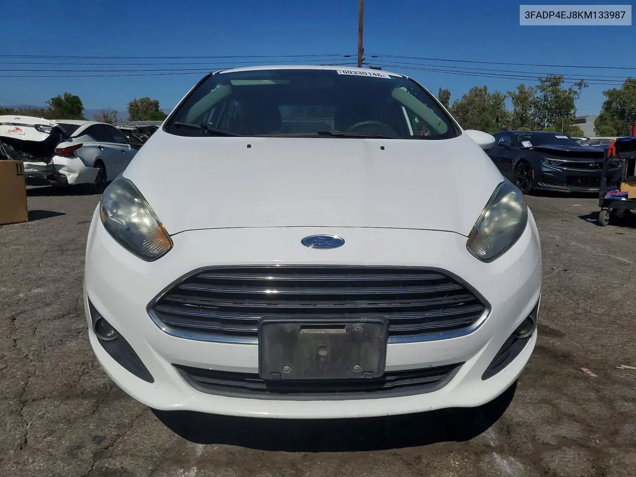 2019 Ford Fiesta Se VIN: 3FADP4EJ8KM133987 Lot: 60330146