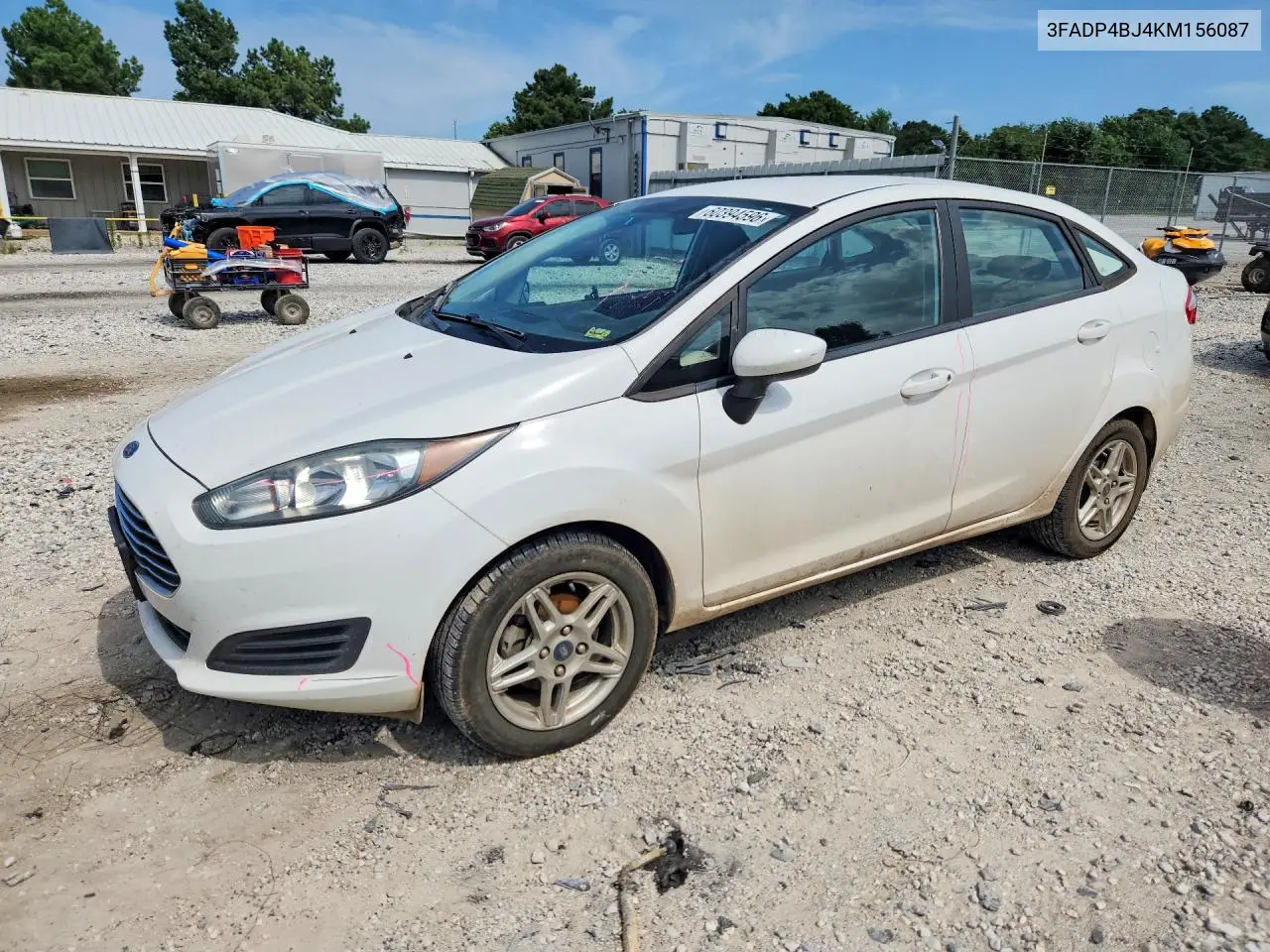 2019 Ford Fiesta Se VIN: 3FADP4BJ4KM156087 Lot: 60394596