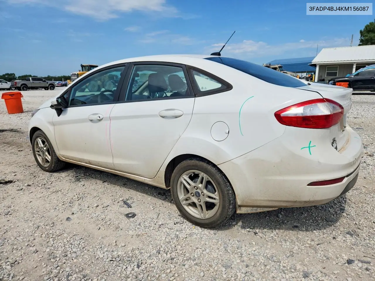 2019 Ford Fiesta Se VIN: 3FADP4BJ4KM156087 Lot: 60394596