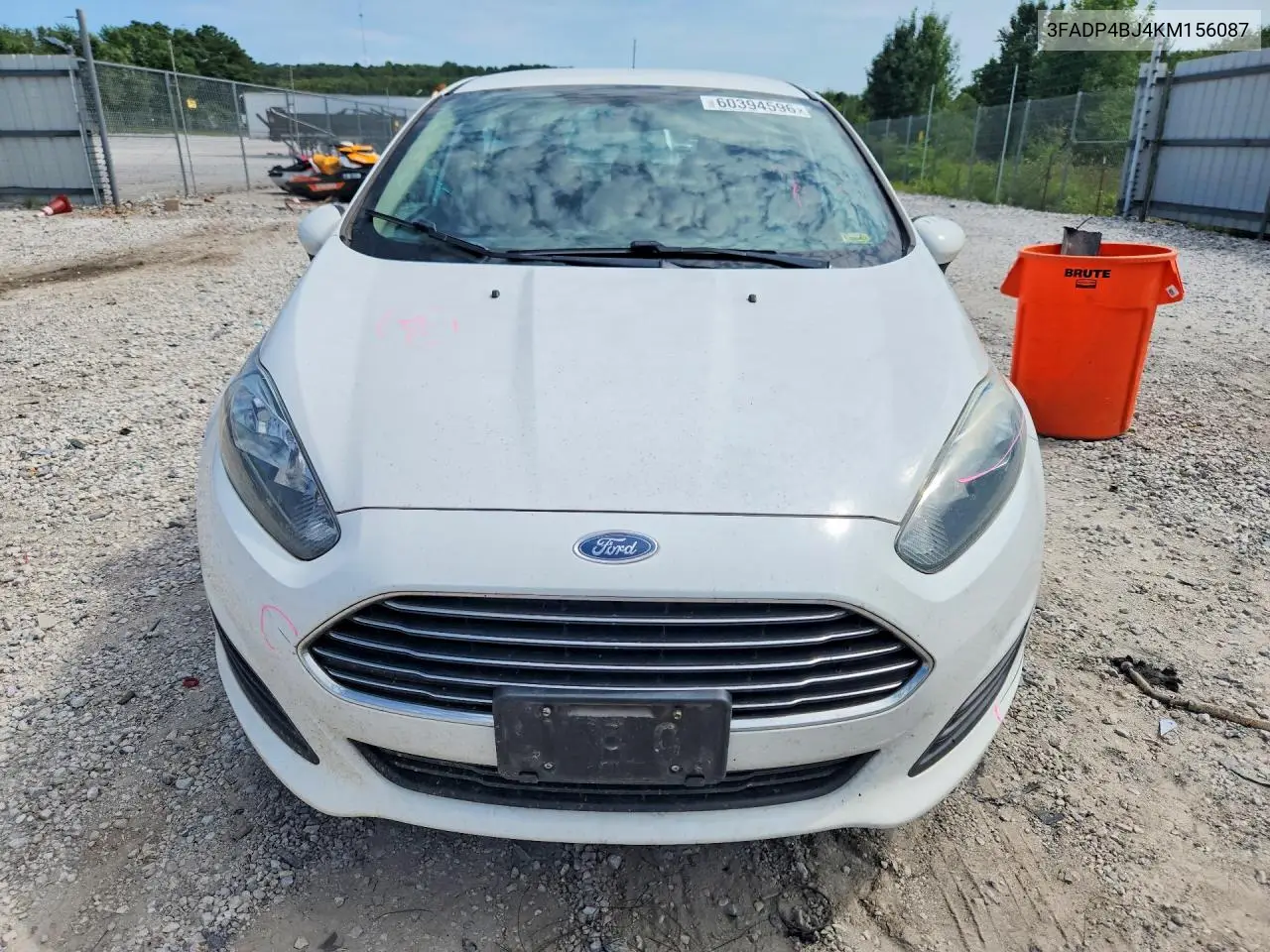 2019 Ford Fiesta Se VIN: 3FADP4BJ4KM156087 Lot: 60394596