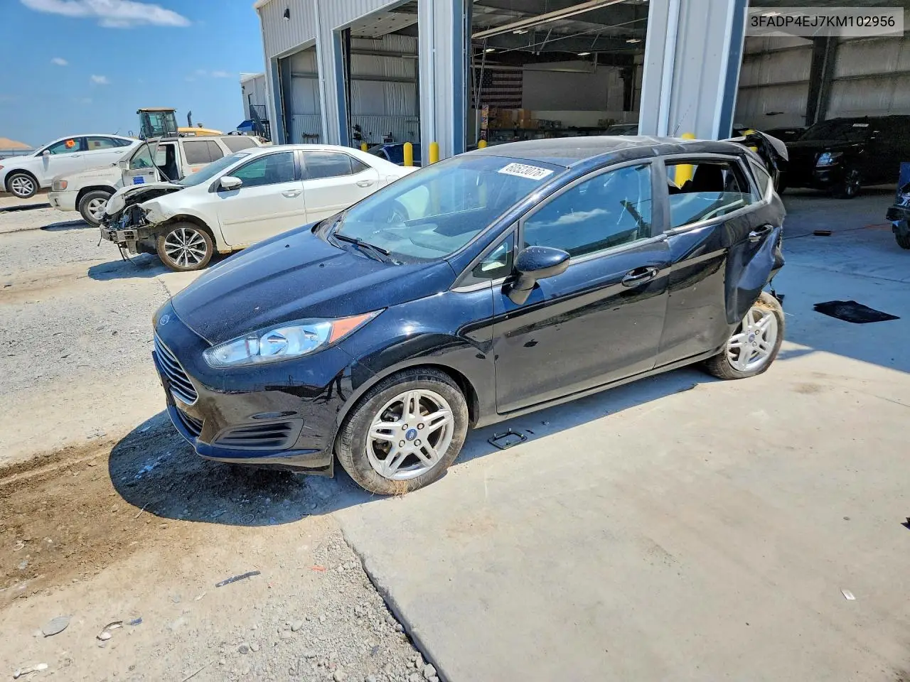 2019 Ford Fiesta Se VIN: 3FADP4EJ7KM102956 Lot: 60523076