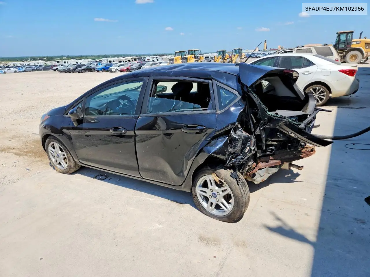 2019 Ford Fiesta Se VIN: 3FADP4EJ7KM102956 Lot: 60523076