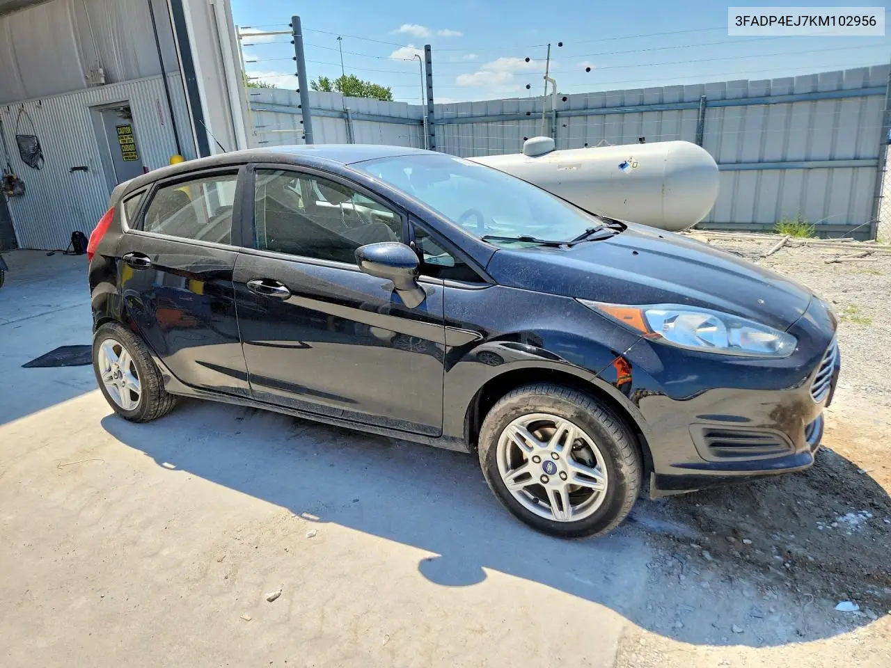2019 Ford Fiesta Se VIN: 3FADP4EJ7KM102956 Lot: 60523076