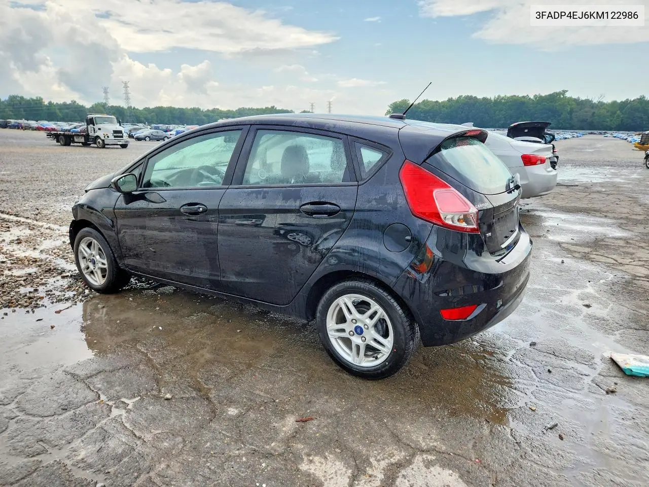 2019 Ford Fiesta Se VIN: 3FADP4EJ6KM122986 Lot: 60654026