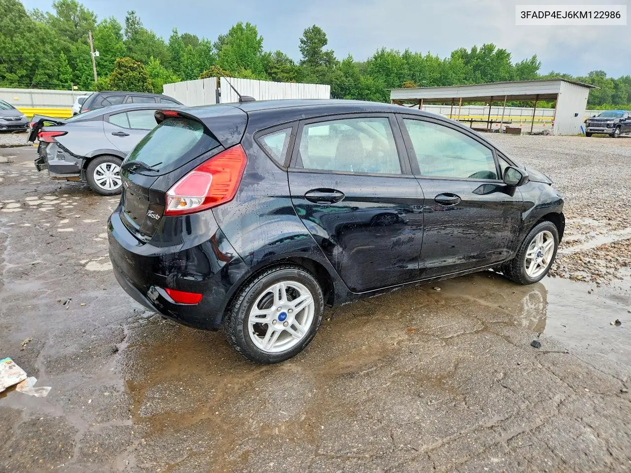 2019 Ford Fiesta Se VIN: 3FADP4EJ6KM122986 Lot: 60654026