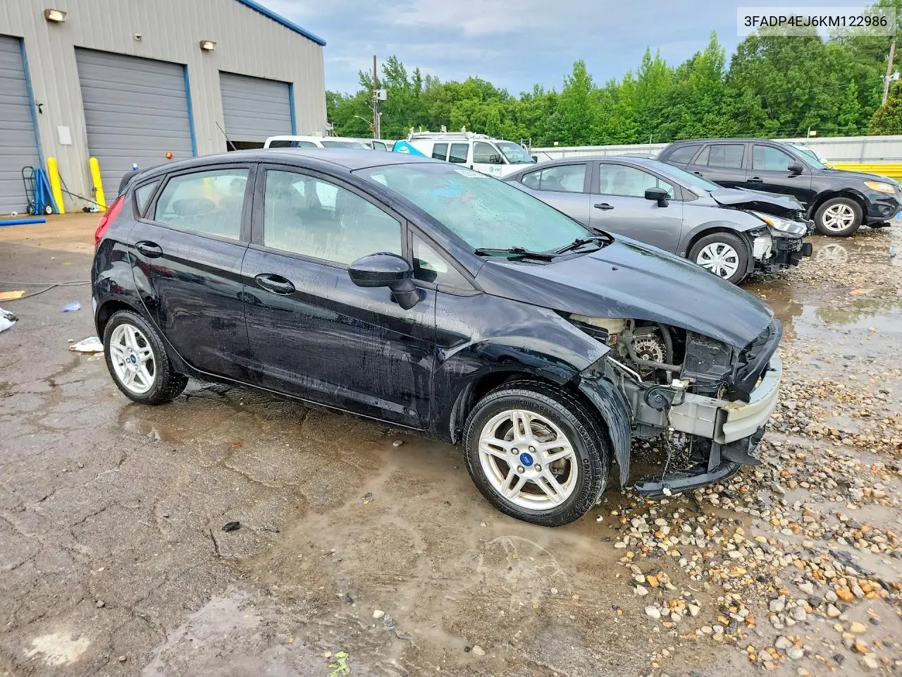 2019 Ford Fiesta Se VIN: 3FADP4EJ6KM122986 Lot: 60654026