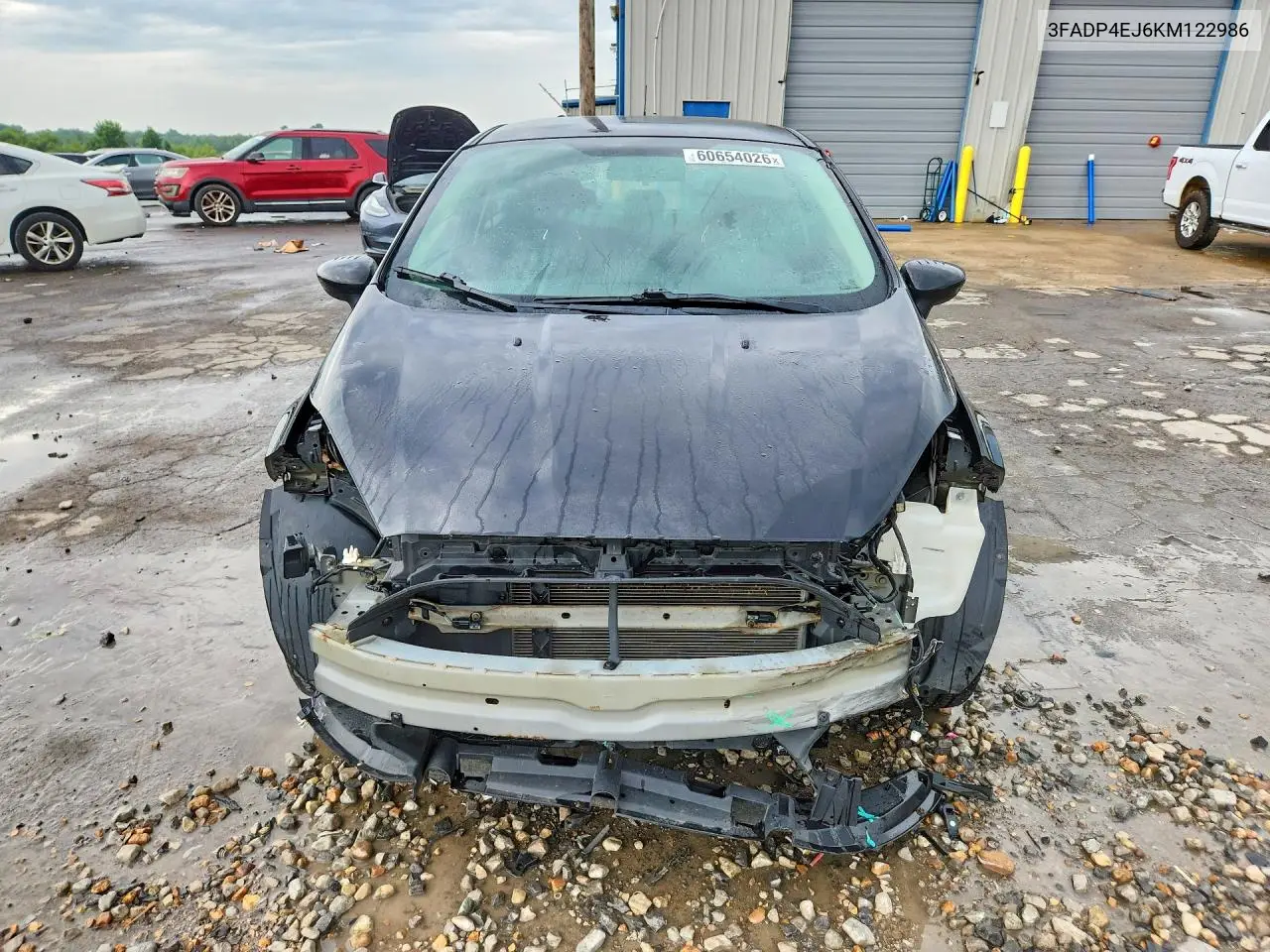 2019 Ford Fiesta Se VIN: 3FADP4EJ6KM122986 Lot: 60654026