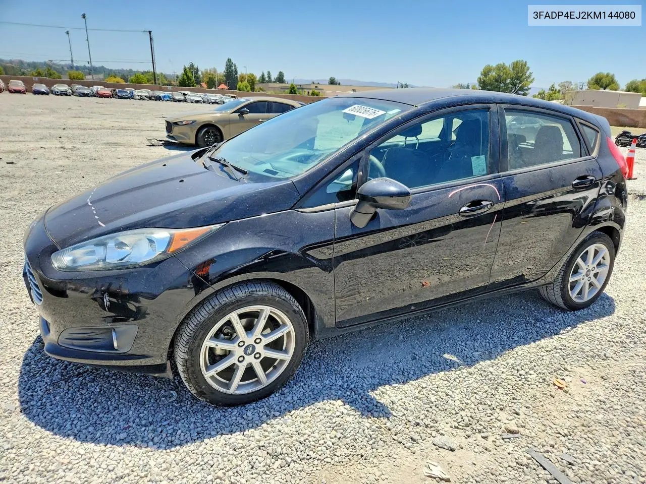 2019 Ford Fiesta Se VIN: 3FADP4EJ2KM144080 Lot: 60805676