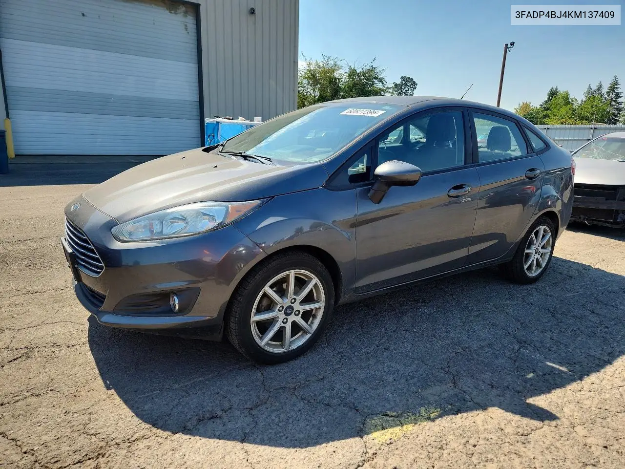 2019 Ford Fiesta Se VIN: 3FADP4BJ4KM137409 Lot: 60827396