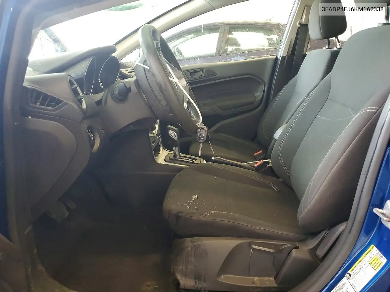 2019 Ford Fiesta Se VIN: 3FADP4EJ6KM162338 Lot: 60969146