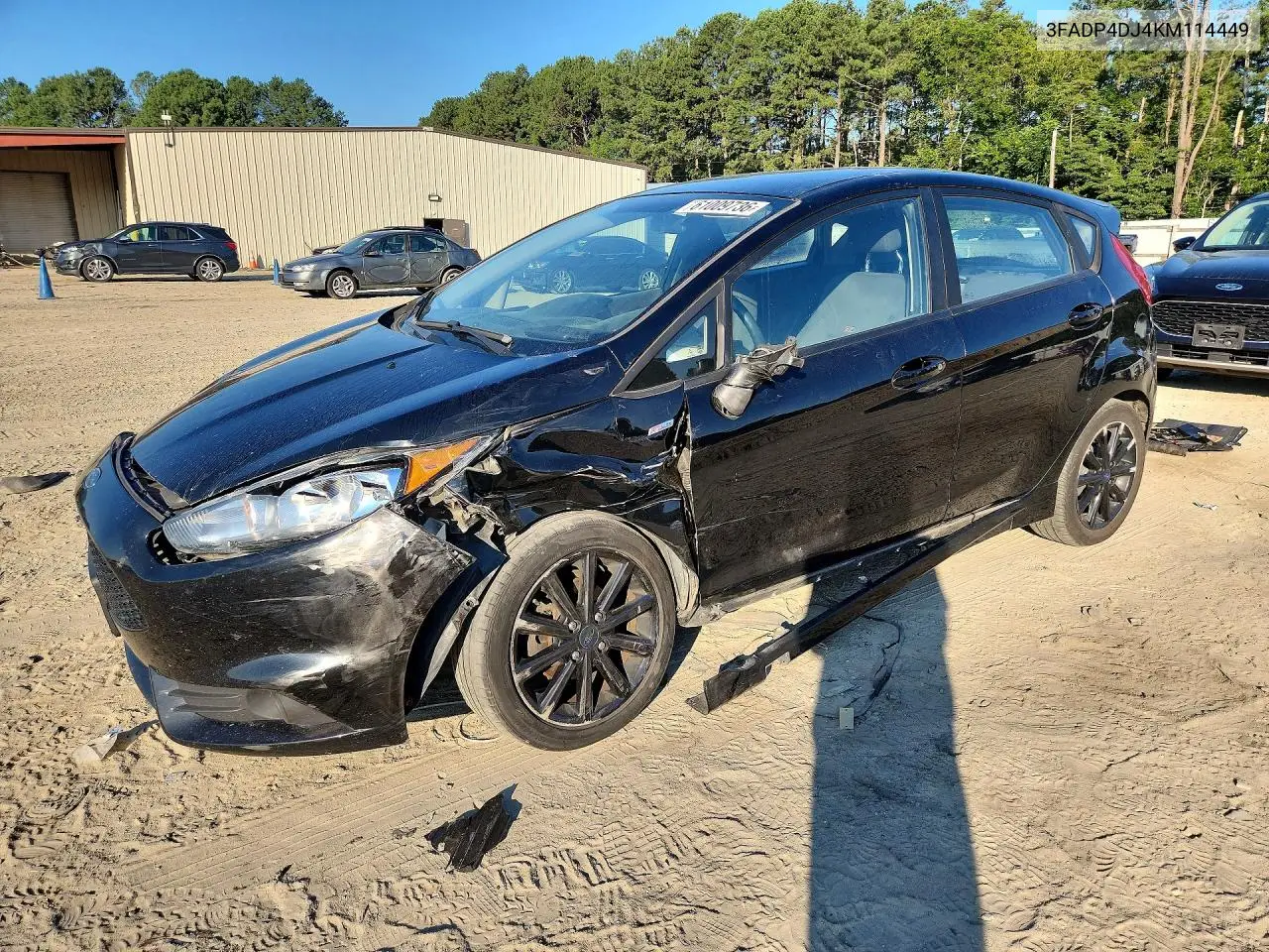 2019 Ford Fiesta St VIN: 3FADP4DJ4KM114449 Lot: 61009736