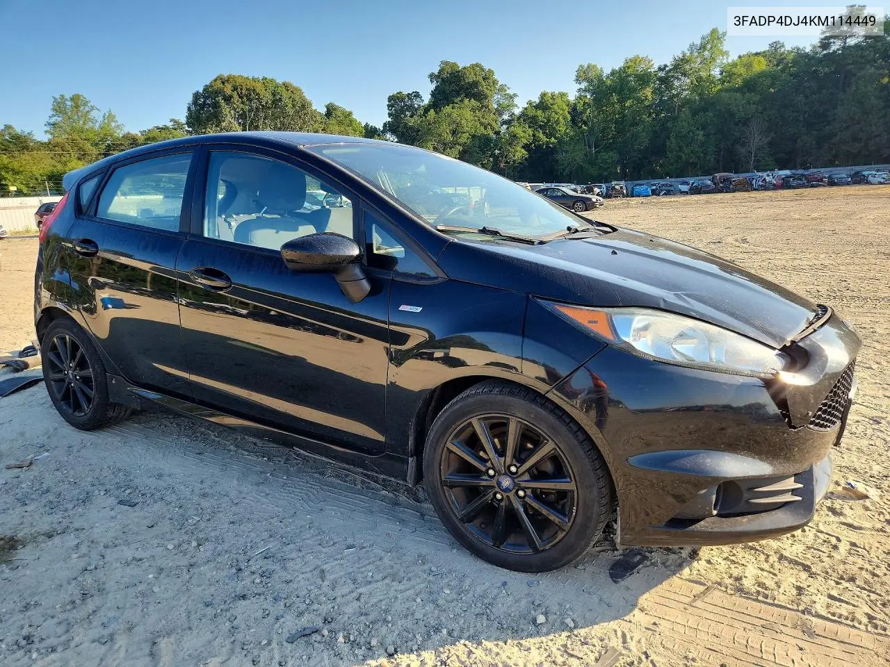 2019 Ford Fiesta St VIN: 3FADP4DJ4KM114449 Lot: 61009736