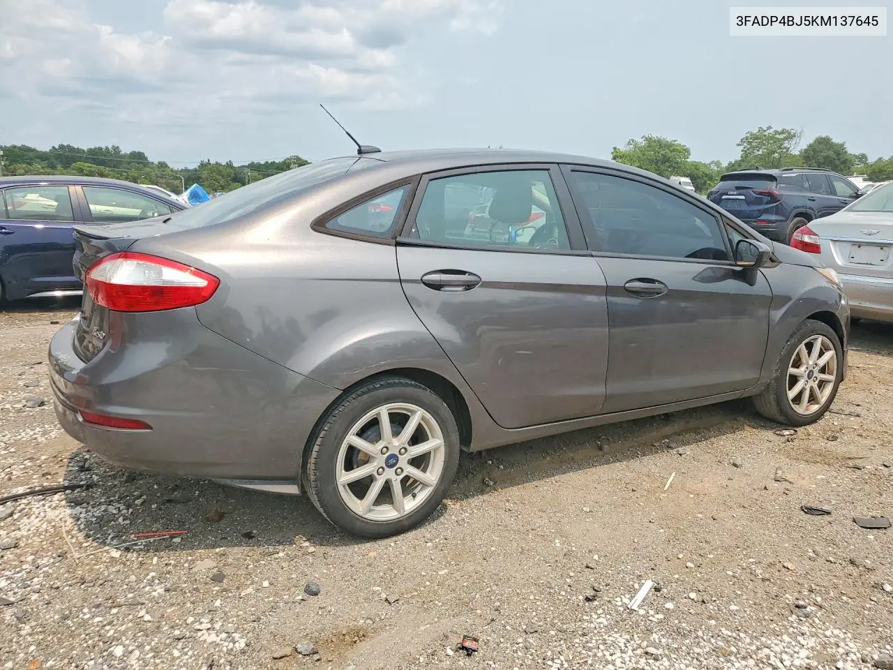 2019 Ford Fiesta Se VIN: 3FADP4BJ5KM137645 Lot: 61109816