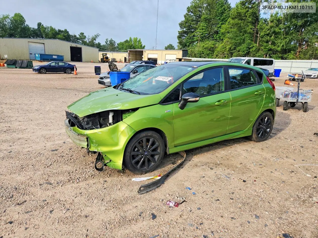 2019 Ford Fiesta St VIN: 3FADP4DJ1KM110715 Lot: 61114976