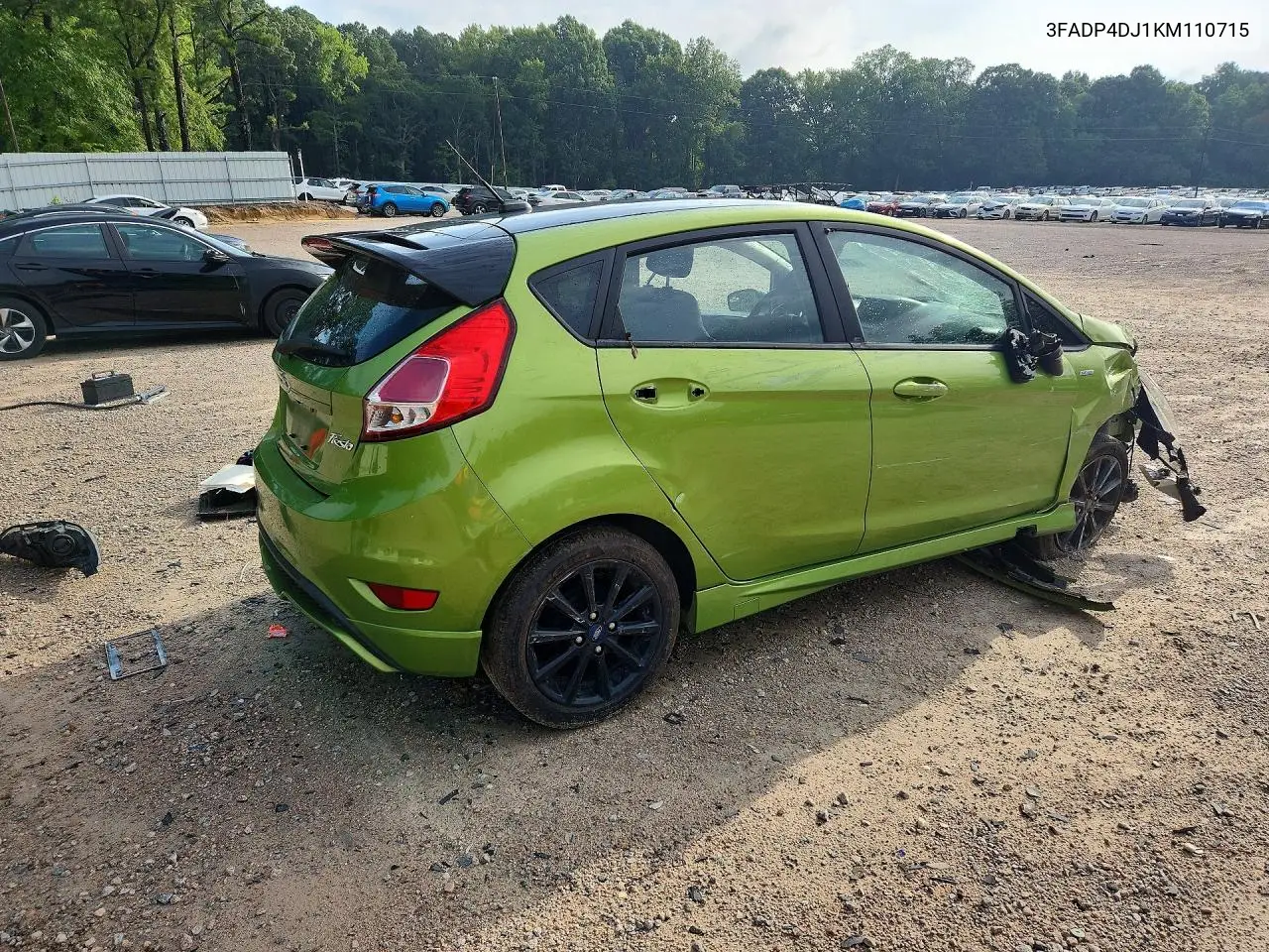 2019 Ford Fiesta St VIN: 3FADP4DJ1KM110715 Lot: 61114976