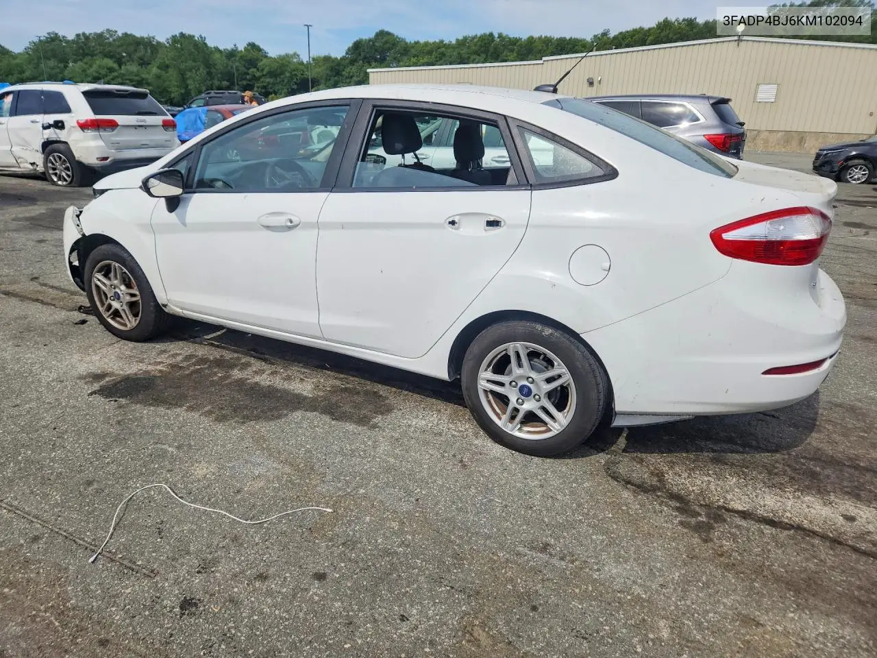 2019 Ford Fiesta Se VIN: 3FADP4BJ6KM102094 Lot: 61306216