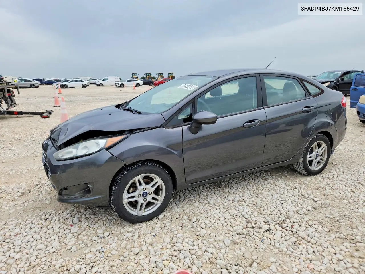 2019 Ford Fiesta Se VIN: 3FADP4BJ7KM165429 Lot: 61436966
