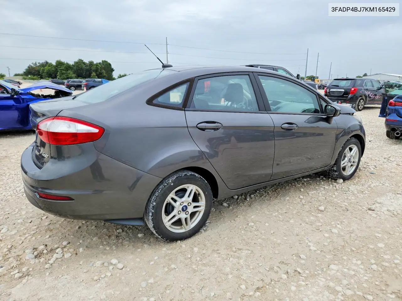2019 Ford Fiesta Se VIN: 3FADP4BJ7KM165429 Lot: 61436966