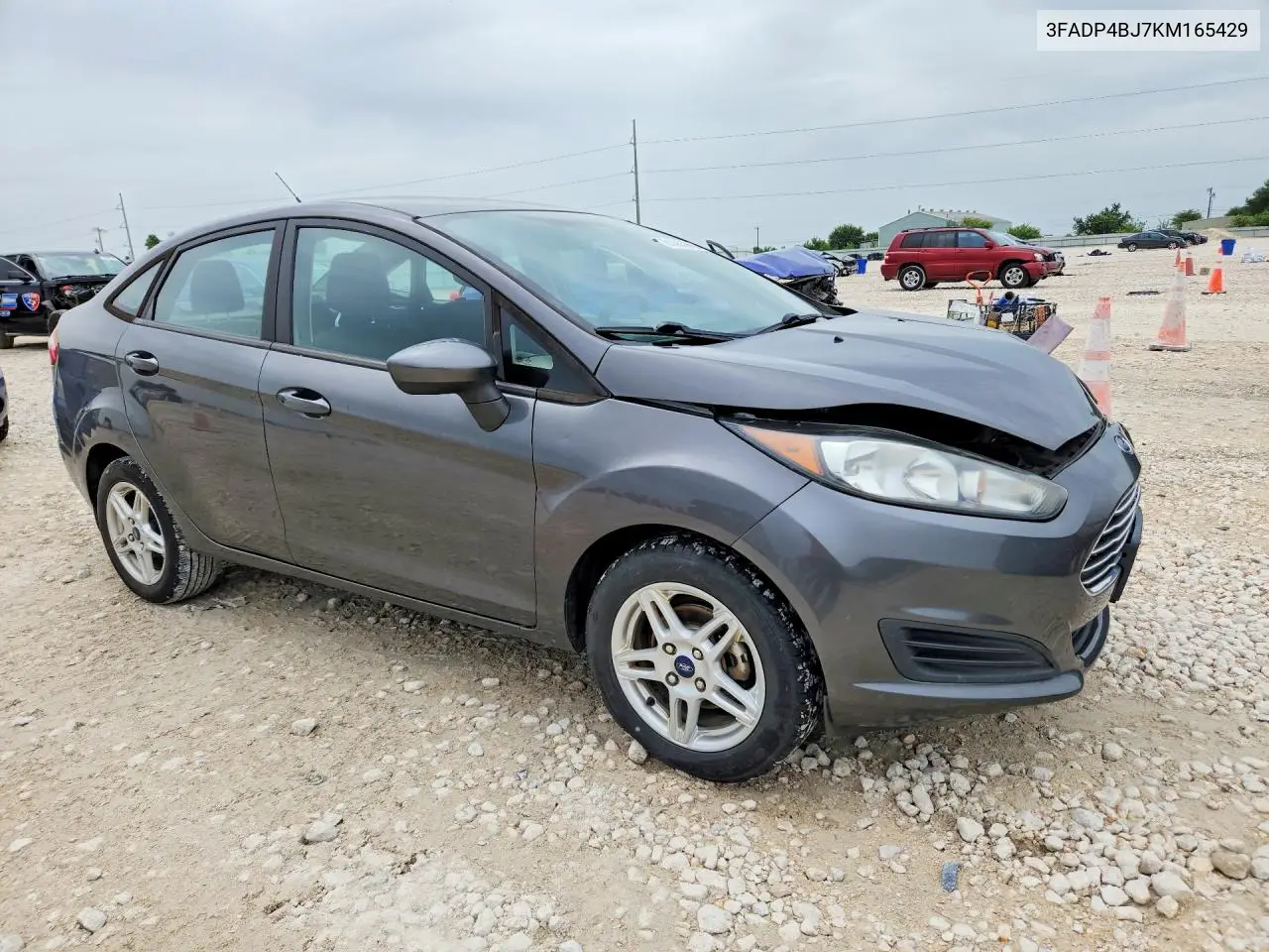 2019 Ford Fiesta Se VIN: 3FADP4BJ7KM165429 Lot: 61436966