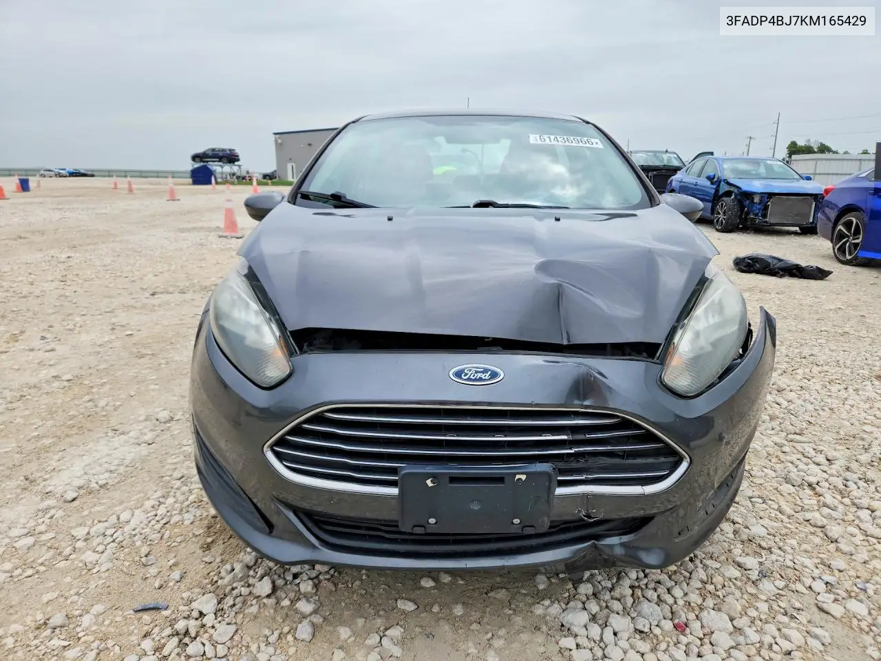 2019 Ford Fiesta Se VIN: 3FADP4BJ7KM165429 Lot: 61436966