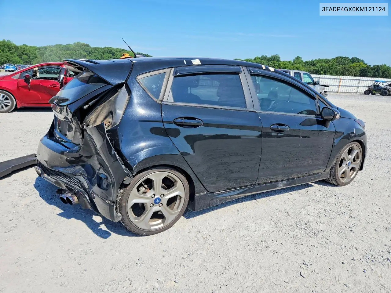 2019 Ford Fiesta St VIN: 3FADP4GX0KM121124 Lot: 61587626