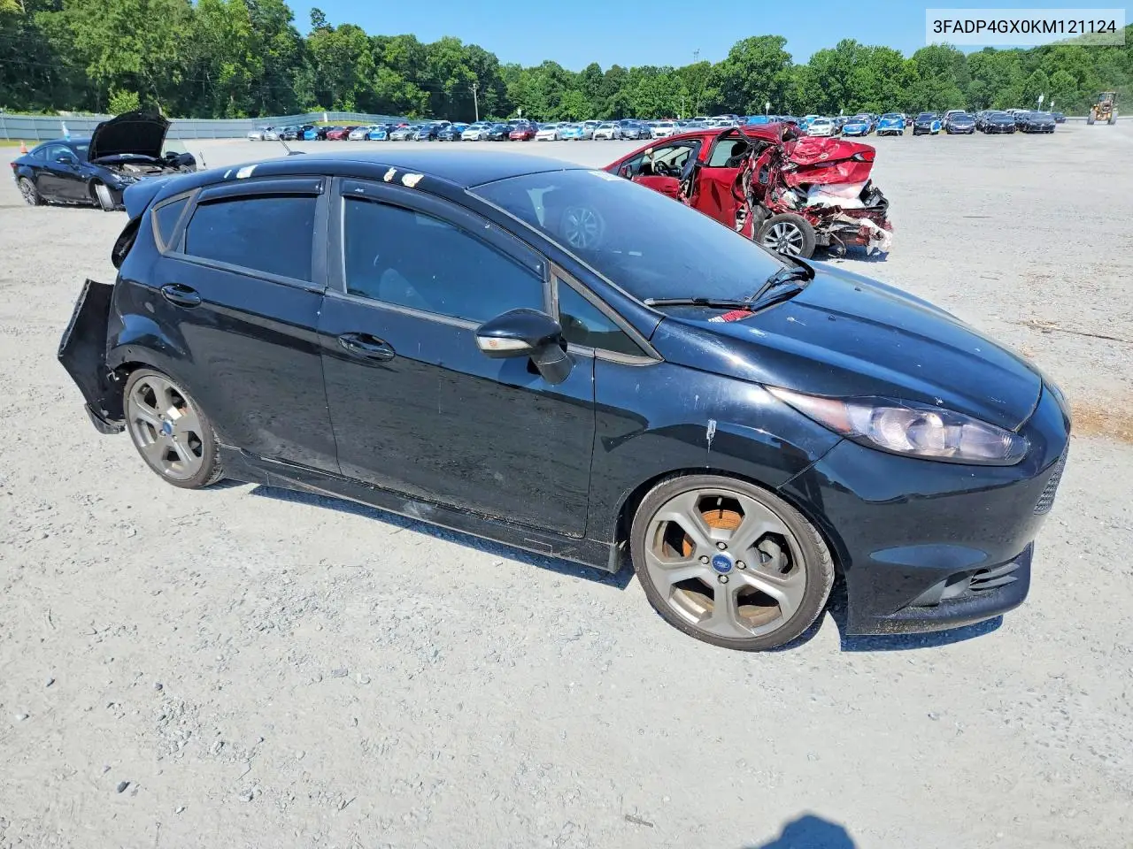 2019 Ford Fiesta St VIN: 3FADP4GX0KM121124 Lot: 61587626