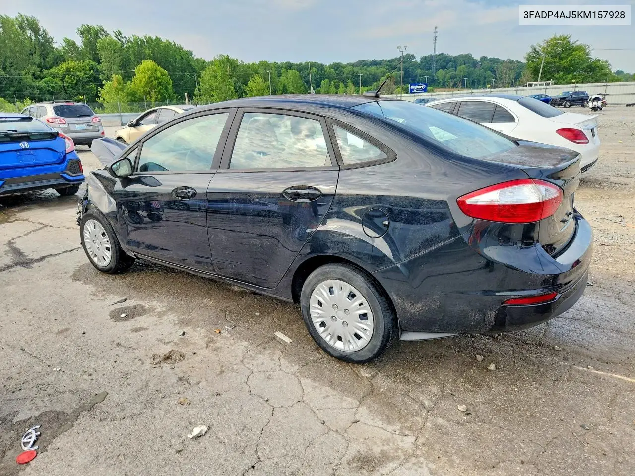 2019 Ford Fiesta S VIN: 3FADP4AJ5KM157928 Lot: 95585965