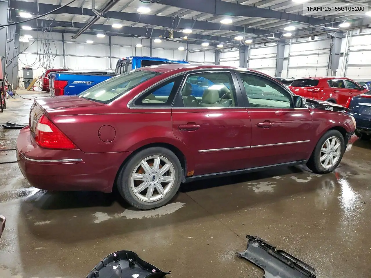 2005 Ford Five Hundred Limited VIN: 1FAHP25155G105200 Lot: 54277826