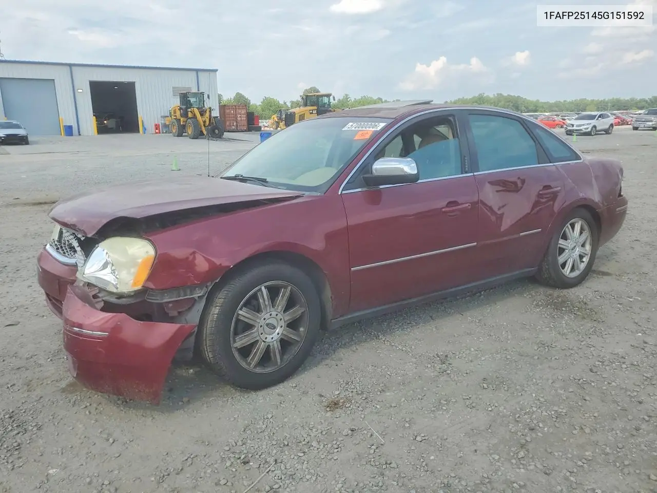 2005 Ford Five Hundred Limited VIN: 1FAFP25145G151592 Lot: 57000006