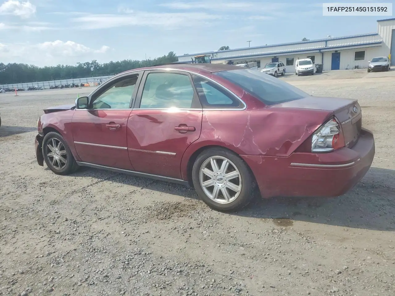 2005 Ford Five Hundred Limited VIN: 1FAFP25145G151592 Lot: 57000006