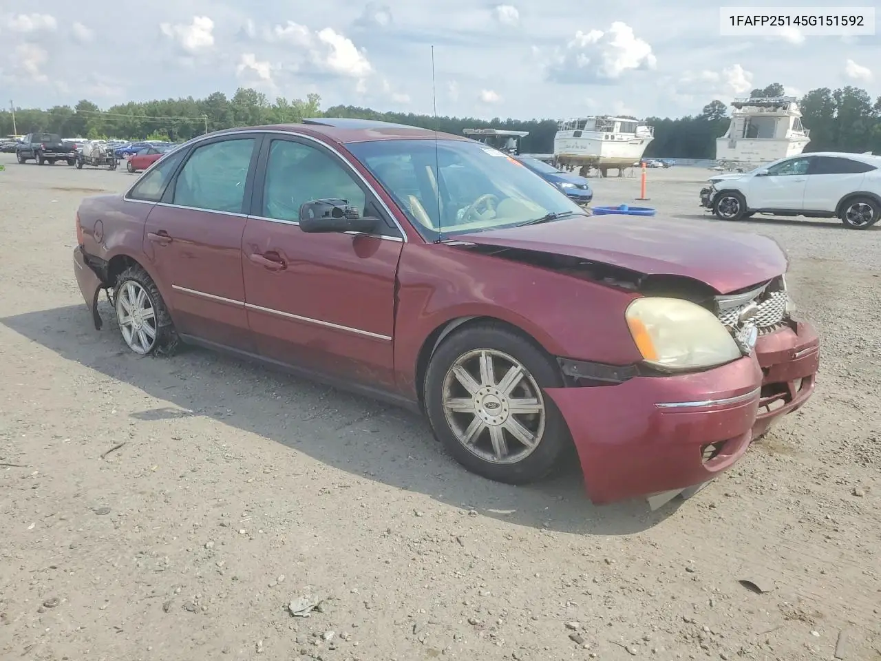 2005 Ford Five Hundred Limited VIN: 1FAFP25145G151592 Lot: 57000006