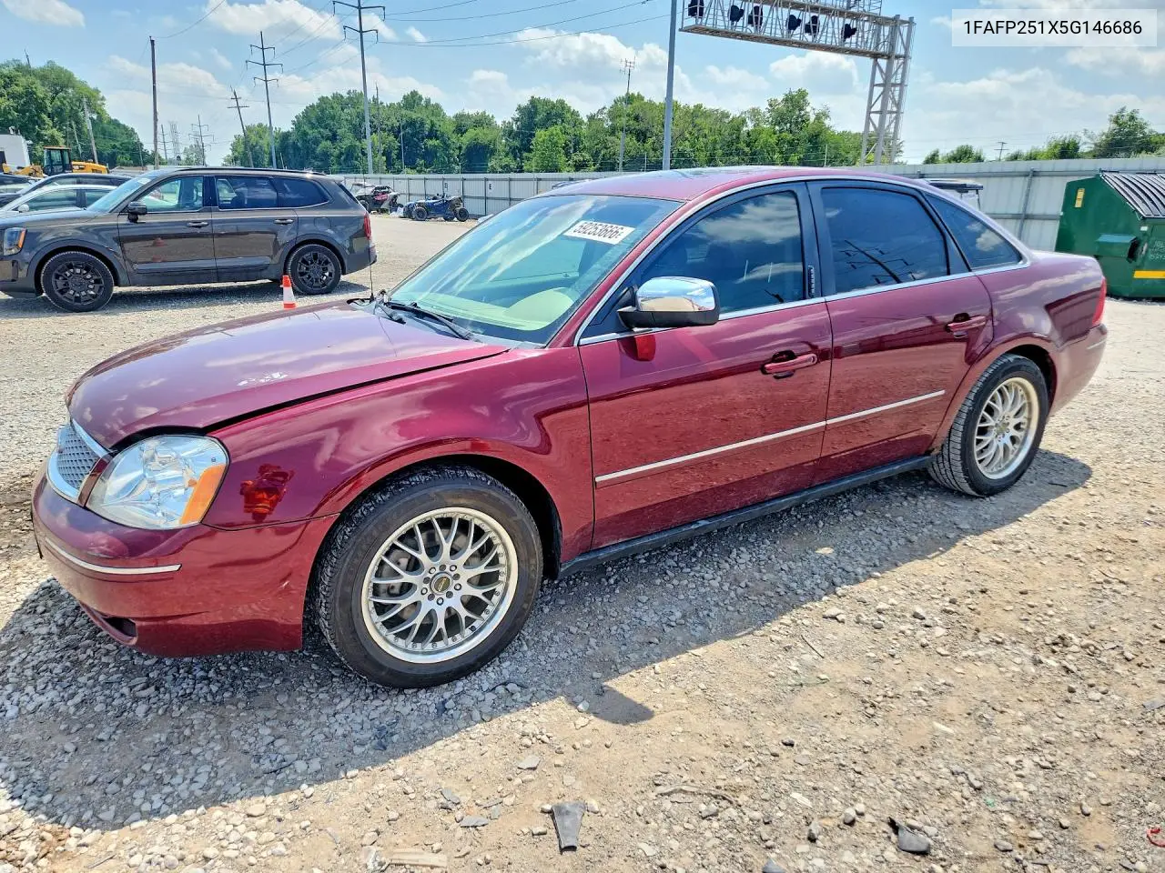 2005 Ford Five Hundred Limited VIN: 1FAFP251X5G146686 Lot: 59253666