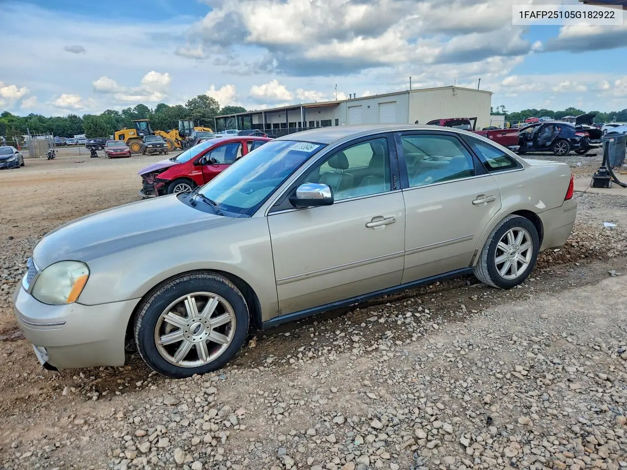 2005 Ford Five Hundred Limited VIN: 1FAFP25105G182922 Lot: 60793846