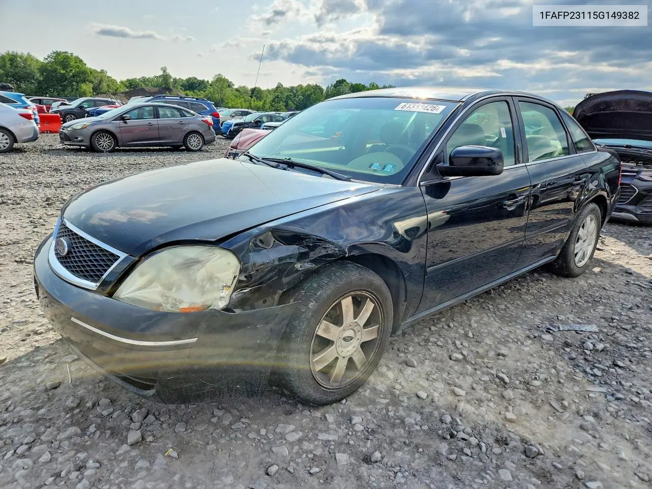 2005 Ford Five Hundred VIN: 1FAFP23115G149382 Lot: 61333426