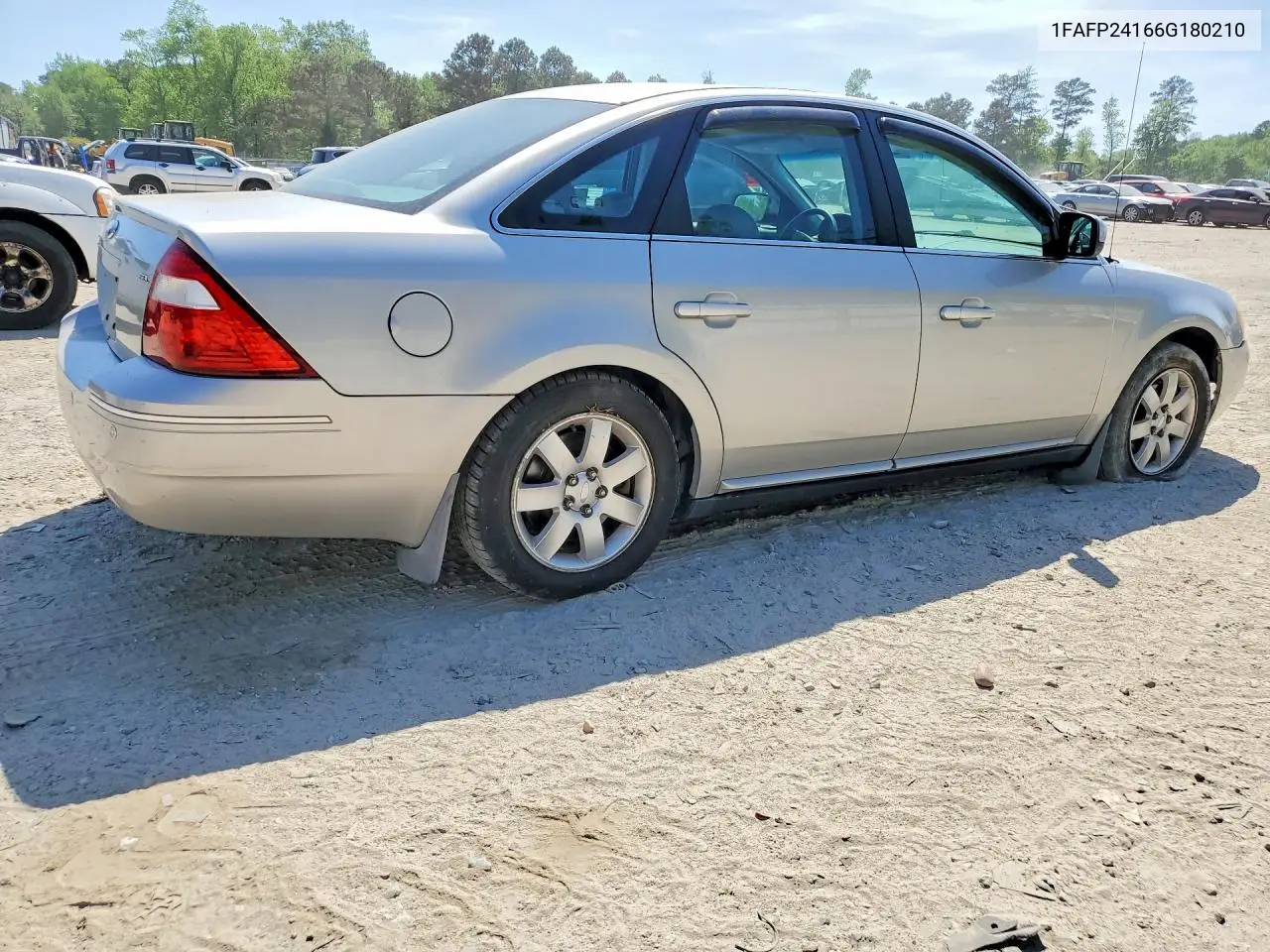2006 Ford Five Hundred Sel VIN: 1FAFP24166G180210 Lot: 49815186