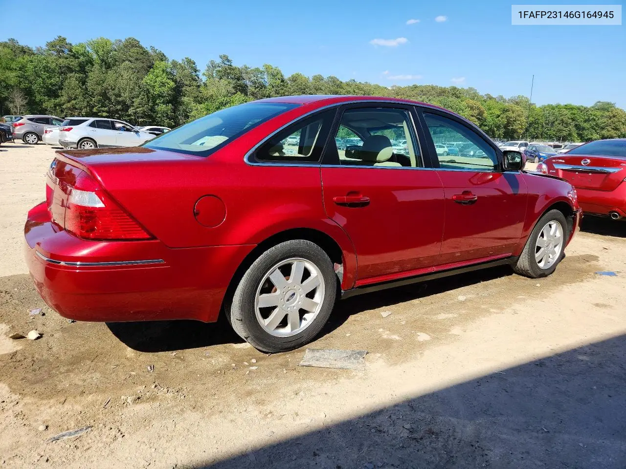 2006 Ford Five Hundred Se VIN: 1FAFP23146G164945 Lot: 53818536