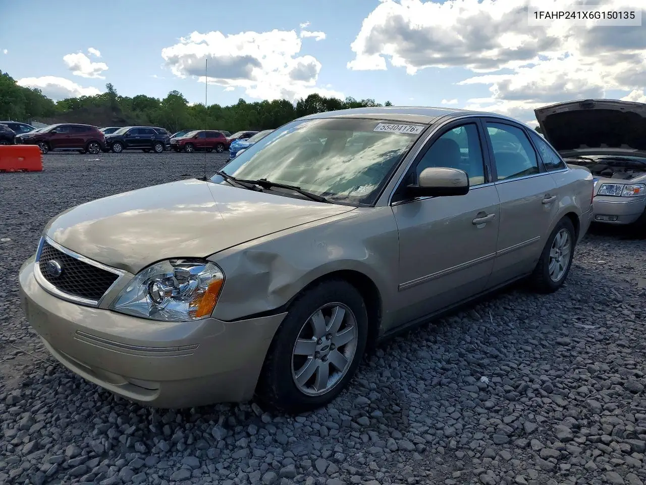 2006 Ford Five Hundred Sel VIN: 1FAHP241X6G150135 Lot: 55404176