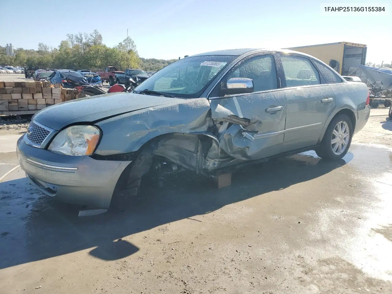 2006 Ford Five Hundred Limited VIN: 1FAHP25136G155384 Lot: 58547856
