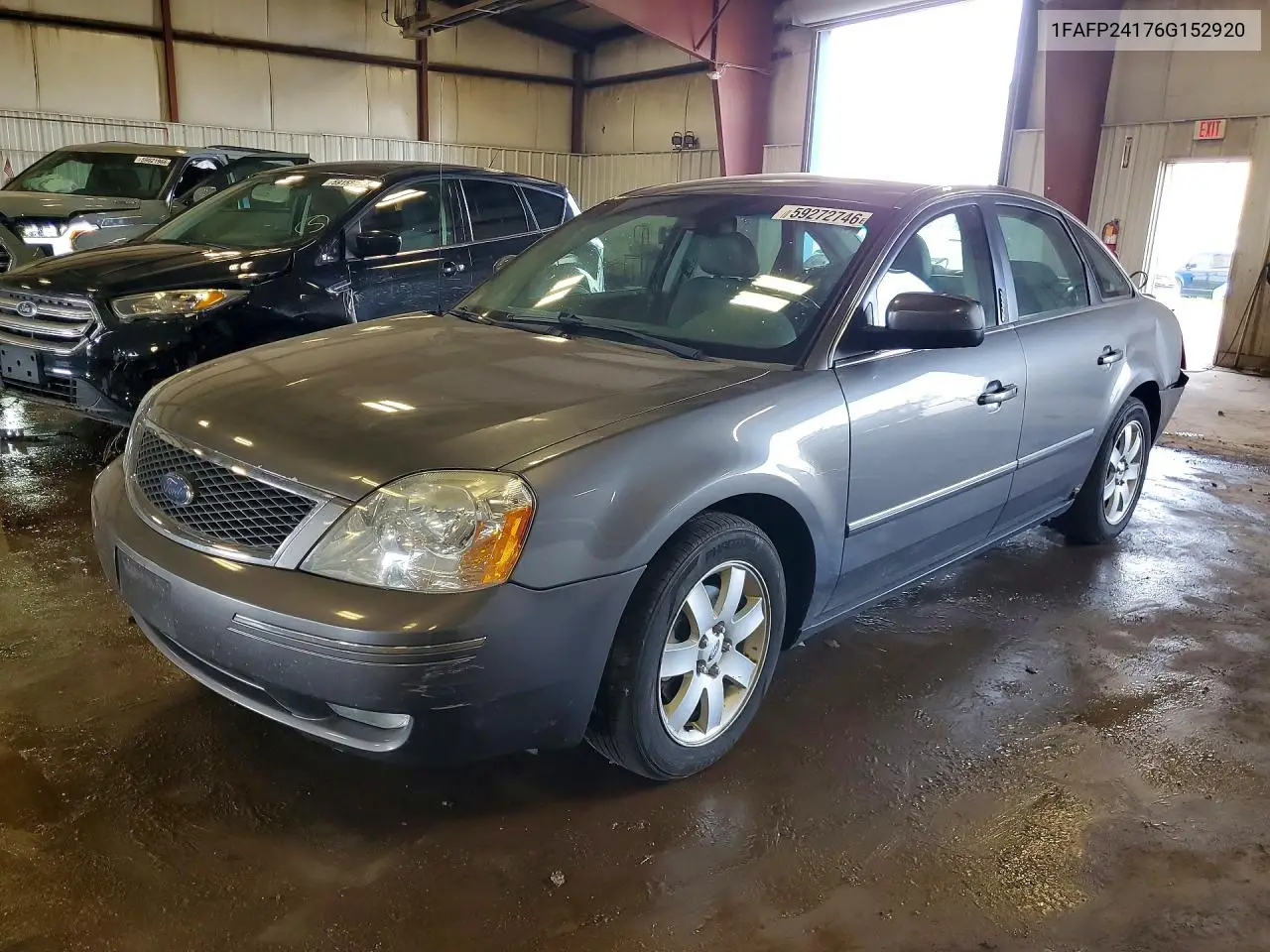 2006 Ford Five Hundred Sel VIN: 1FAFP24176G152920 Lot: 59272746