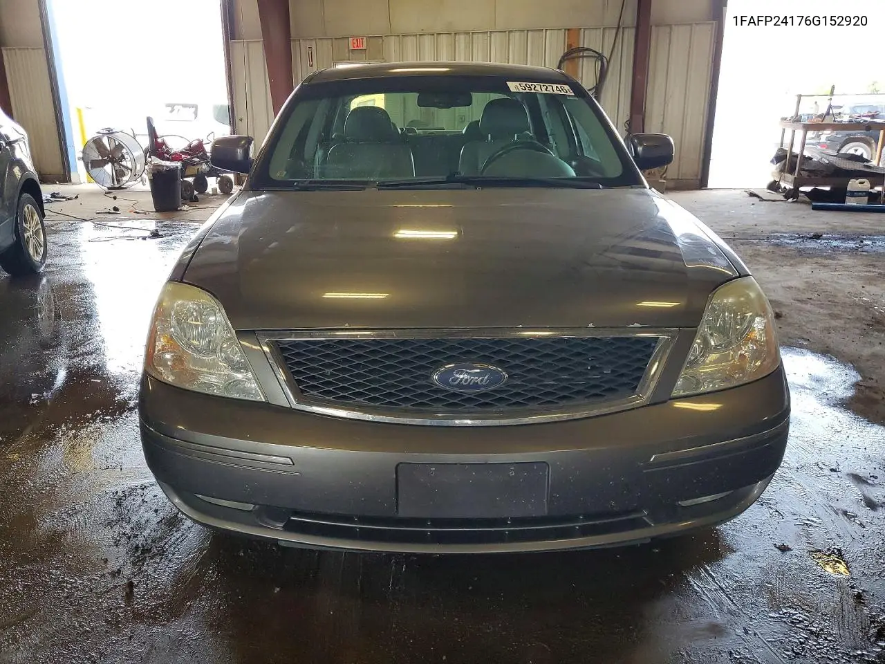 2006 Ford Five Hundred Sel VIN: 1FAFP24176G152920 Lot: 59272746